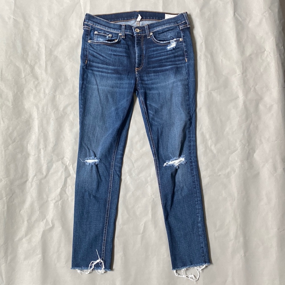Rag & Bone Destroyed Ankle Skinny. Size 30.